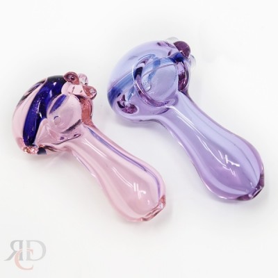 HAND PIPE PINK/ PURPLE DICRO SPOON GP407 1CT